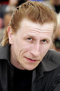 Ilkka Koivula at a photocall for "Laitakaupungin Valot" ("Lights In The Dusk") during the 59th Cannes Film Festival.