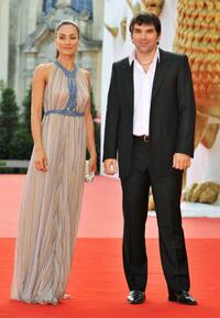 Basak Koklukaya and Guest at the premiere of "Milk" during the 65th Venice Film Festival.