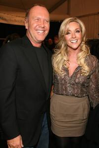 Jane Krakowski and Michael Kors at the W VIP lounge during Mercedes Benz Fashion Week.