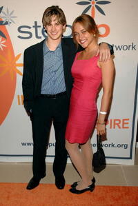 Connor Paolo and Alice Kremelberg at the Step Up Women's Network's 10th Anniversary Inspiration Awards.