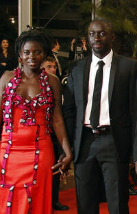 Djeneba Kone and Diouc Koma at the premiere of "Un Homme Qui Crie" during the 63rd Cannes Film Festival.