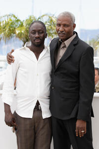 Diouc Koma and Youssouf Djaoro at the photocall of "A Screaming Man" during the 63rd Annual Cannes Film Festival.