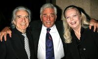 Director Arthur Hiller, Peter Falk and Barbara Bain at the 33rd Annual Vision Awards.