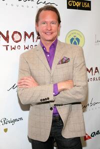 Carson Kressley at the Nomad Two Worlds Preview Exhibit.