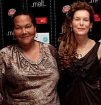Sandra Laing and Alice Krige at the UK premiere of "Skin" in aid of the Filmaid International.