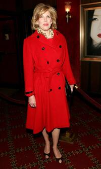 Christine Baranski at the New York premiere of "Memoirs of a Geisha".
