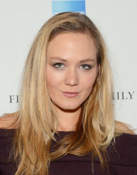 Louisa Krause at the New York premiere of "The Fitzgerald Family Christmas."