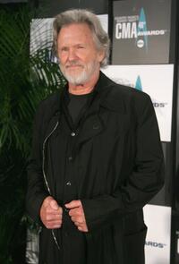 Kris Kristofferson at the press room at the 40th Annual CMA Awards at the Gaylord Entertainment Center.