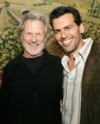 Kris Kristofferson and Oded Fehr at the afterparty for the premiere of "Dreamer" at the Napa Valley Grille.
