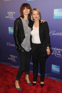 Director Malgoska Szumowska and Joanna Kulig at the premiere of "Elles" during the Tribeca Film Festival 2012 in New York.