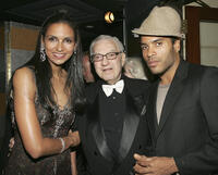 Susan Fales-Hill, Sy Kravitz, and Lenny Kravitz at the 80th birthday party for legendary musician Bobby Shortin New York.