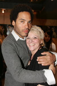Lenny Kravitz and Leigh Blake at the "Bloodline" Photo exibit.