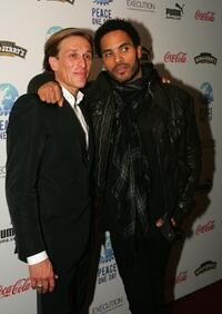 Jeremy Gilley and Lenny Kravitz at the "Peace One Day 2008."