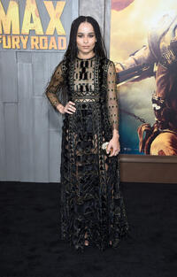 Zoe Kravitz at the California premiere of "Mad Max: Fury Road."