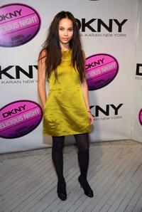 Zoe Kravitz at the DKNY Delicious Night fragrance launch party.