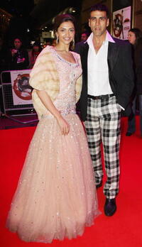 Deepika Padukone and Akshay Kumar at the UK premiere of "Chandni Chowk To China."