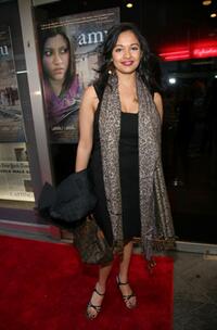 Pooja Kumar at the US premiere of "Amu."