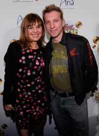 Painter Corno and David La Haye at the world premiere of "Viva ELVIS."