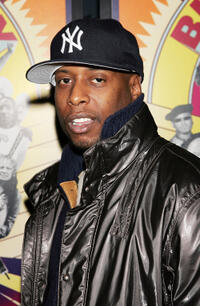 Talib Kweli at the New York premiere of "Block Party."