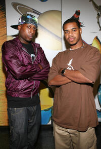 Talib Kweli and producer Hi-Tek at the BlackSmith Music: A Night at the Museum in New York.