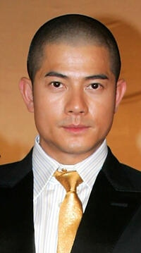 Aaron Kwok at the China premiere of "Fu Zi."