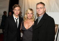 David Kross, Kate Winslet and Director Stephen Daldry at the premiere of "The Reader."