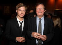 David Kross and David Hare at the premiere of "The Reader."