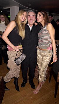 Burt Kwouk, Leilani Dowling and Jo Lawden at the Thai Pavilion East Restaurant launch party in aid of The Police Foundation.