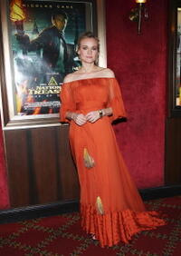 Actress Diane Kruger at the N.Y. premiere of "National Treasure: Book of Secrets."