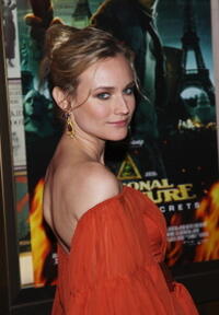 Actress Diane Kruger at the N.Y. premiere of "National Treasure: Book of Secrets."