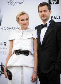 Diane Kruger and Joshua Jackson at the Amfar auction in southern France.