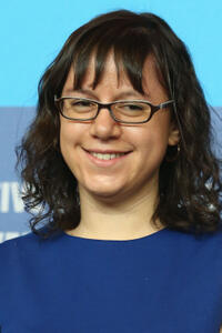 Joanna Arnow at the award winners press conference during the 65th Berlinale International Film Festival.