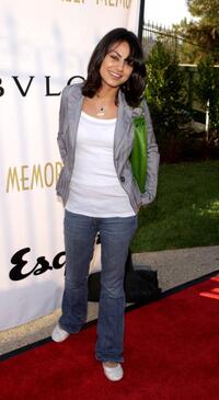 Mila Kunis at the Esquire House Los Angeles-Bvlgari Celebrity Poker Night.