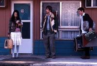 Mila Kunis, Jon Heder and Ben Gourley in "Moving McAllister."