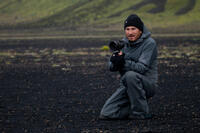 Director Darren Aronofsky on the set of "Noah."