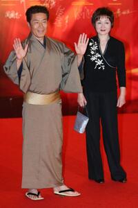 Yasuaki Kurata and Guest at the 27th Hong Kong Film Awards.