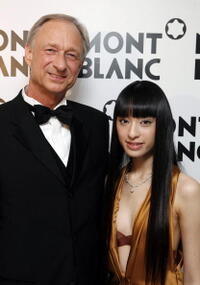 Lutz Bethge and Chiaki Kuriyama at the Montblanc "Night Of The Stars" Gala.
