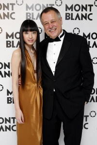 Chiaki Kuriyama and Wolff Heinrichsdorff at the Montblanc "Night Of The Stars" Gala.