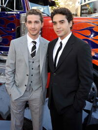 Shia LaBeouf and Ramon Rodriguez at the premiere of "Transformers: Revenge Of The Fallen." 