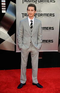 Shia LaBeouf at the premiere of "Transformers: Revenge Of The Fallen." 