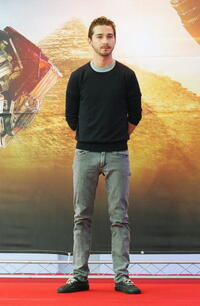 Shia LaBeouf at the press conference of "Transformers: Revenge Of The Fallen."