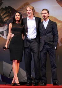 Megan Fox, Director Michael Bay and Shia LaBeouf at the South Korea premiere of "Transformers: Revenge of the Fallen."