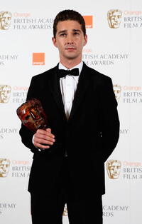 Shia LaBeouf at the Orange British Academy Film Awards.