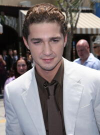 Shia LaBeouf at the L.A. premiere of "Surfs Up." 