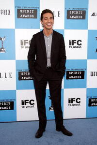 Shia LaBeouf at the 22nd annual Film Independent Spirit Awards in California.