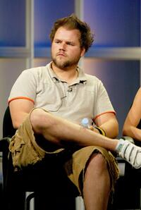 Tyler Labine at the panel discussion of "Invasion" during the ABC 2005 Television Critics Association Summer Press Tour.