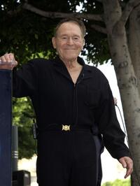 Jack La Lanne at the star on the Hollywood Walk of Fame.