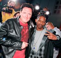 Michael Madsen and Kurupt at the premiere of "Vice."