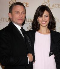 Daniel Craig and Olga Kurylenko at the Paris premiere of "Quantum of Solace."