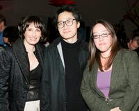 Gale Anne Hurd, Peter Chung and Karyn Kusama at the after party of "Aeon Flux."